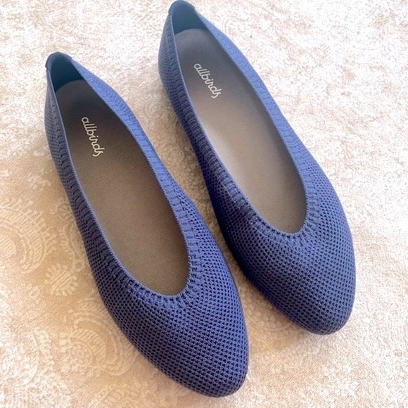 Brand New Allbirds Tree Breezer Ballet Flats Almond Toe Slip On Breathable Shoes - Picture 1 of 16